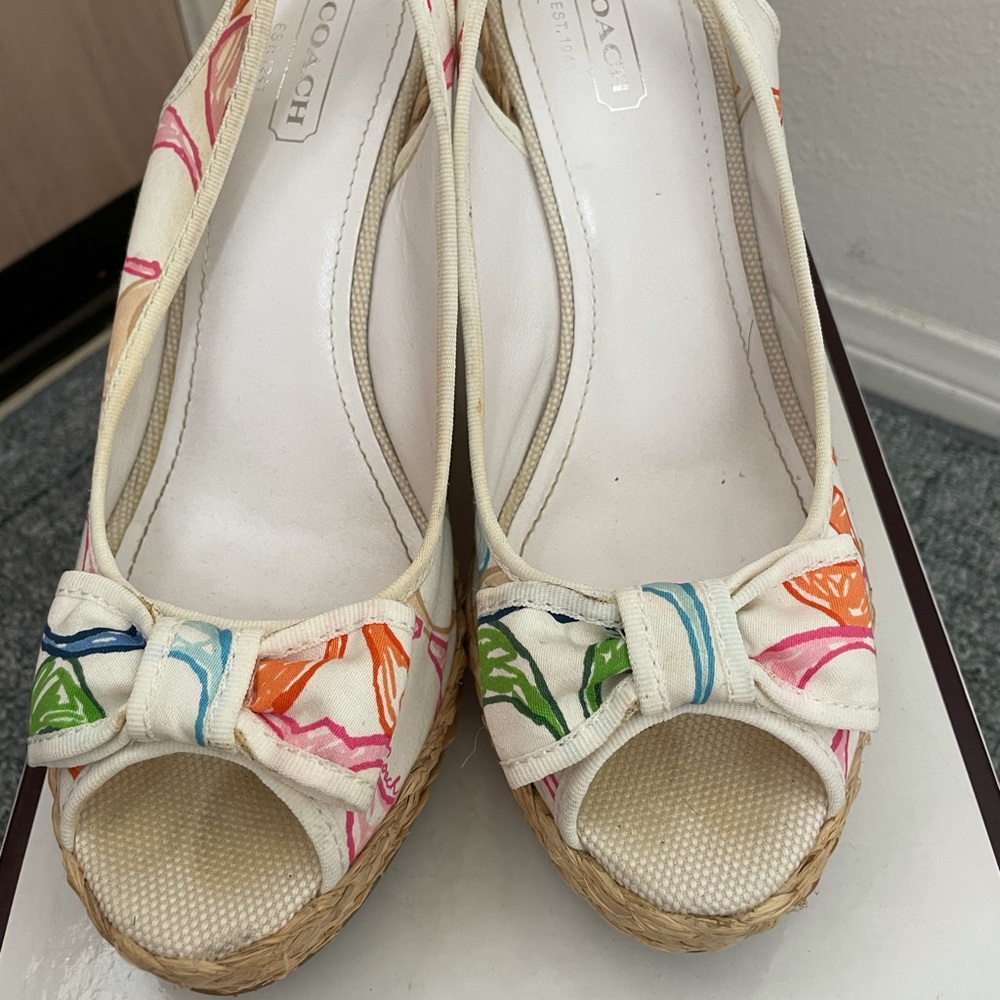 Coach wedges shoes